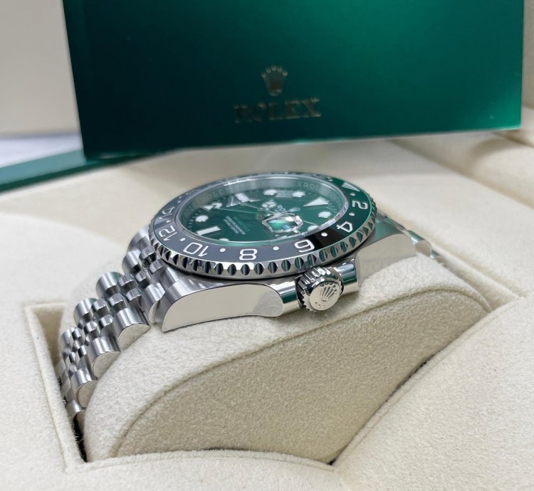 Rolex Gmt-master Ii New Gmt-master Ii 126710grnr Black Bruce Wayne Stainless Steel Jubilee Bracelet 2024