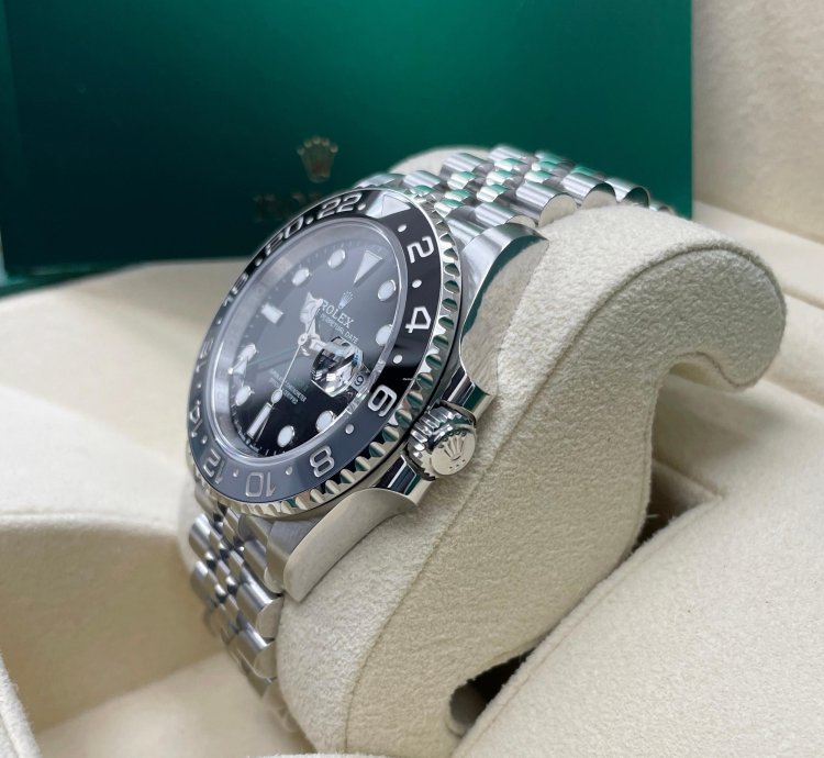 Rolex Gmt-master Ii New Gmt-master Ii 126710grnr Black Bruce Wayne Stainless Steel Jubilee Bracelet 2024