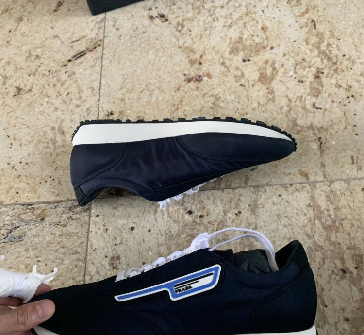 Navy Low Top Trainer