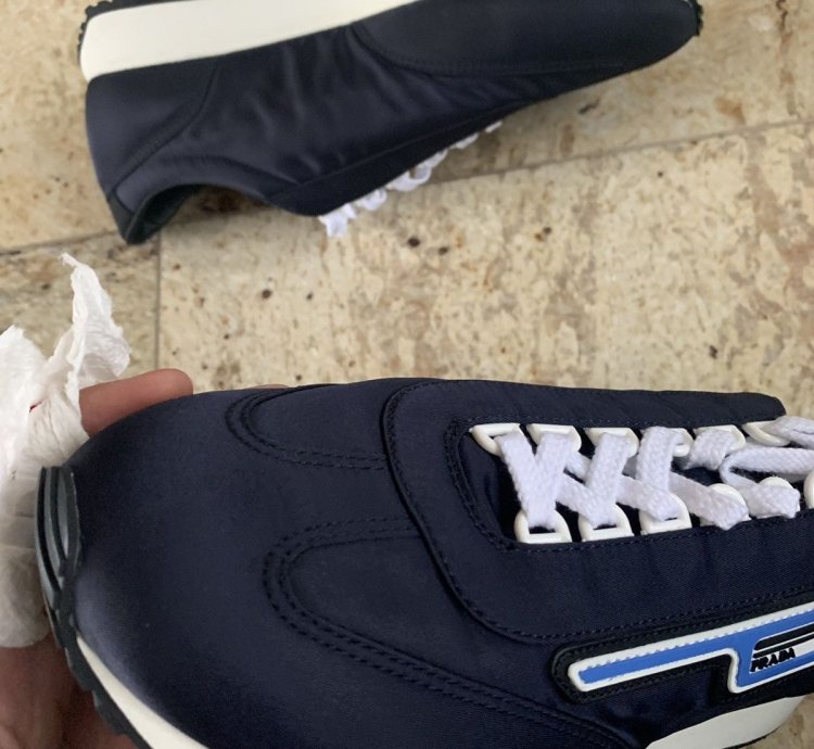 Navy Low Top Trainer