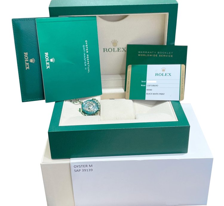 Rolex Gmt-master Ii New Old Stock Papers Rolex Gmt-master Ii 126710 Blro 40mm Pepsi Jubilee Box
