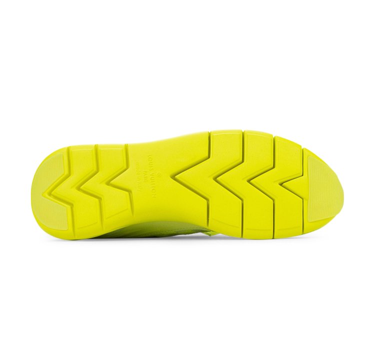 Neon Yellow Fastlane Lace Up Sneakers Size 9 42