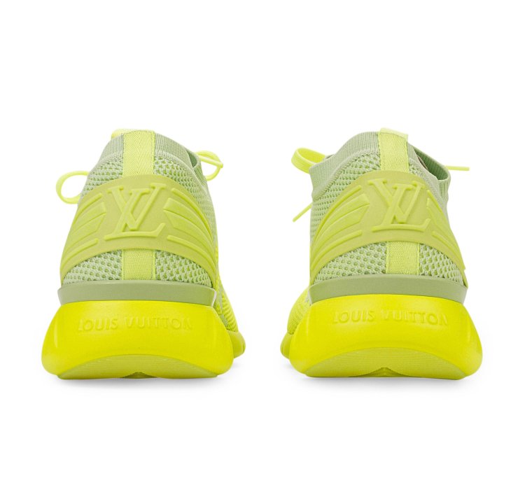 Neon Yellow Fastlane Lace Up Sneakers Size 9 42