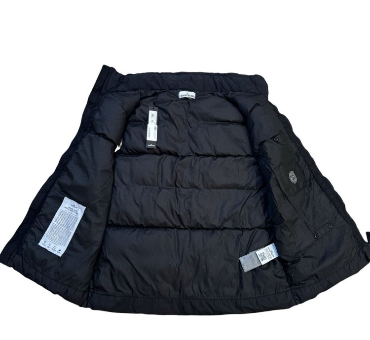 900 Stone Island Crinkle Reps Down Gilet Stone Island Vest