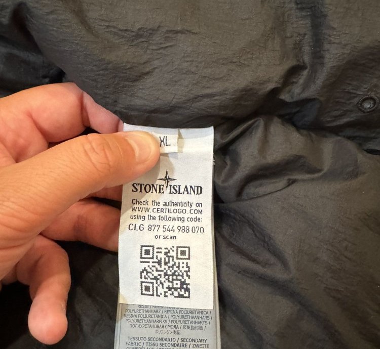 900 Stone Island Crinkle Reps Down Gilet Stone Island Vest
