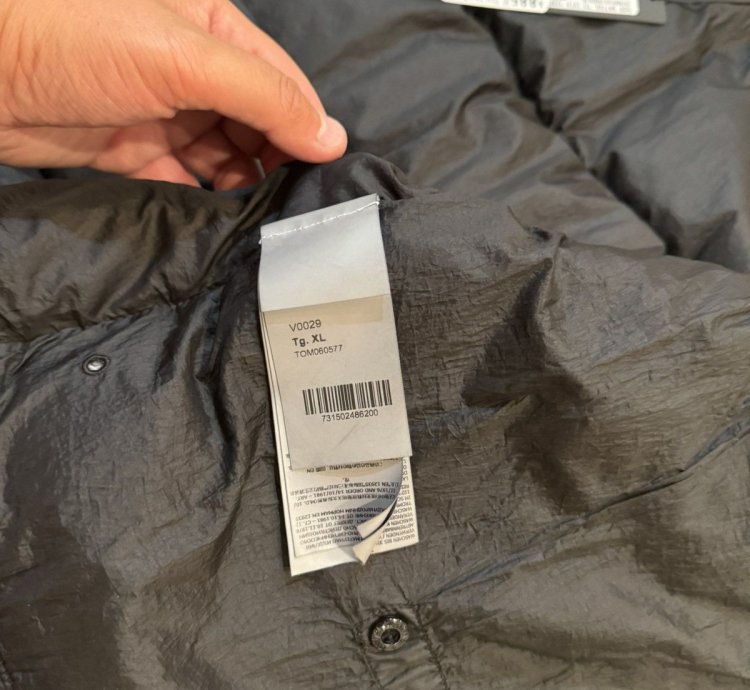 900 Stone Island Crinkle Reps Down Gilet Stone Island Vest