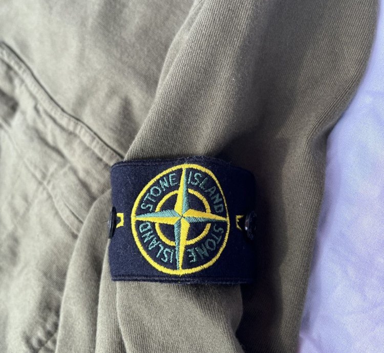 Army Green Stone Island Work Style Jacket