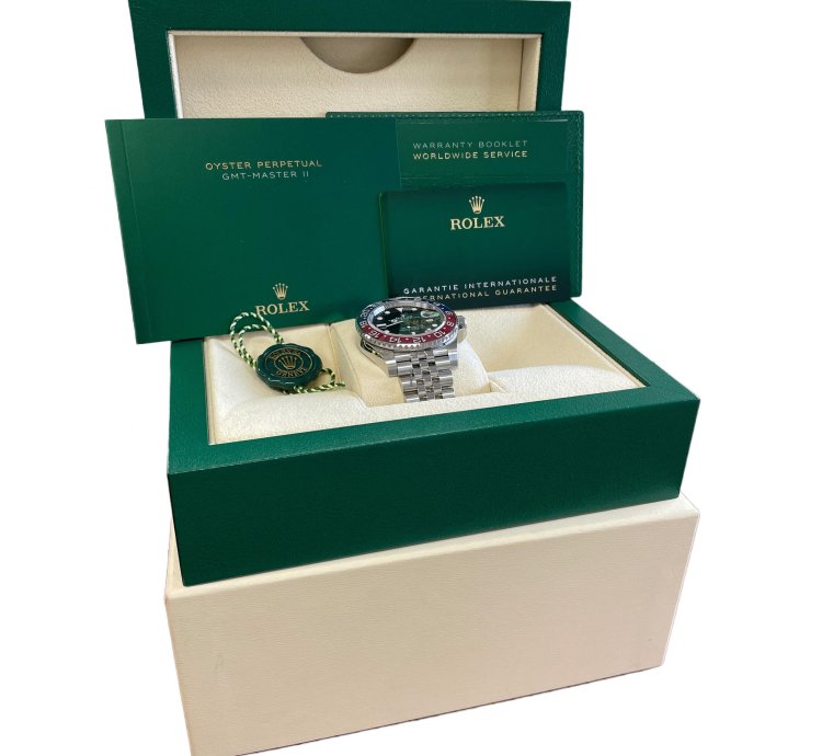 Rolex Gmt-master Ii Nos Nov 2023 Papers Rolex Gmt-master Ii Pepsi Jubilee 40mm 126710 Blro Box