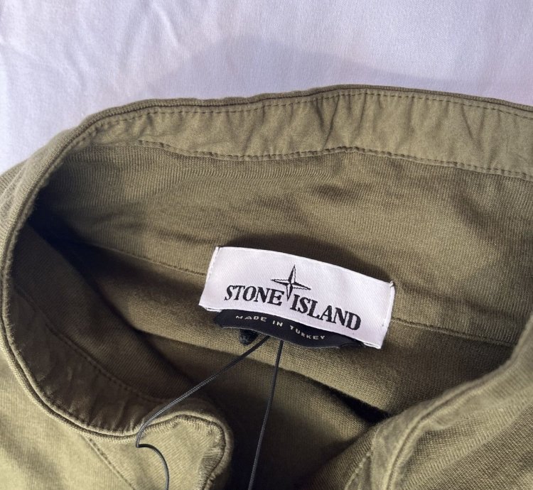 Army Green Stone Island Work Style Jacket