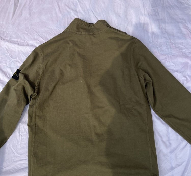 Army Green Stone Island Work Style Jacket