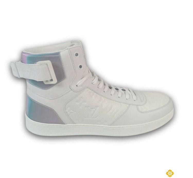 New Authentic Louis Vuitton Rivoli Sneaker Boot Monogram