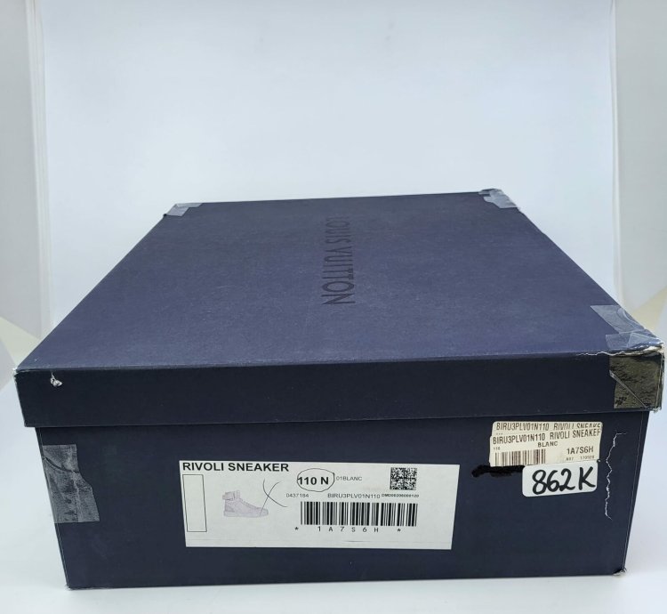 New Authentic Louis Vuitton Rivoli Sneaker Boot Monogram