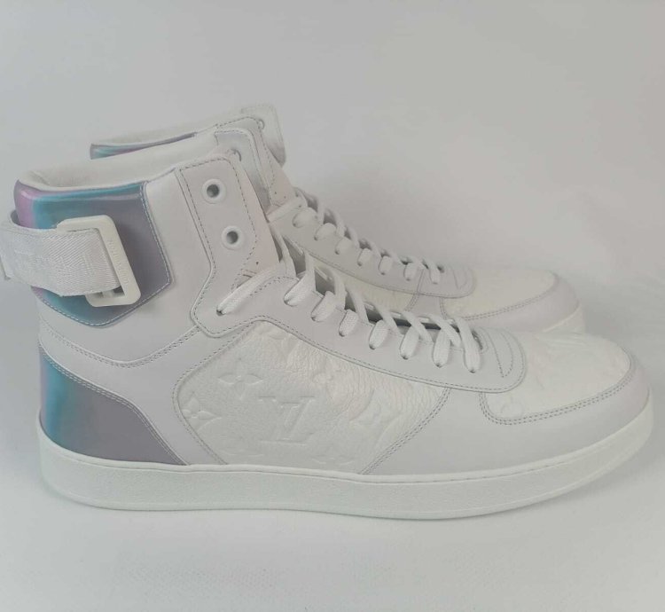 New Authentic Louis Vuitton Rivoli Sneaker Boot Monogram