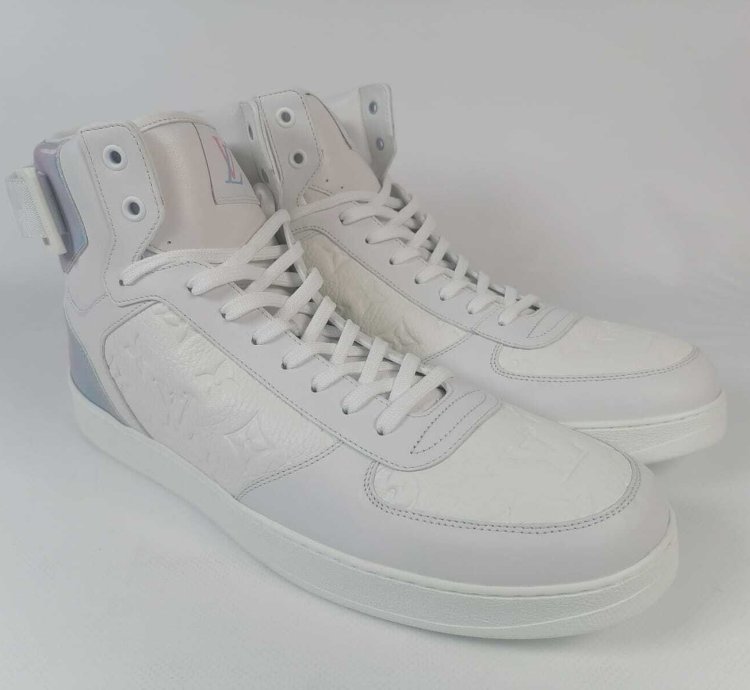 New Authentic Louis Vuitton Rivoli Sneaker Boot Monogram
