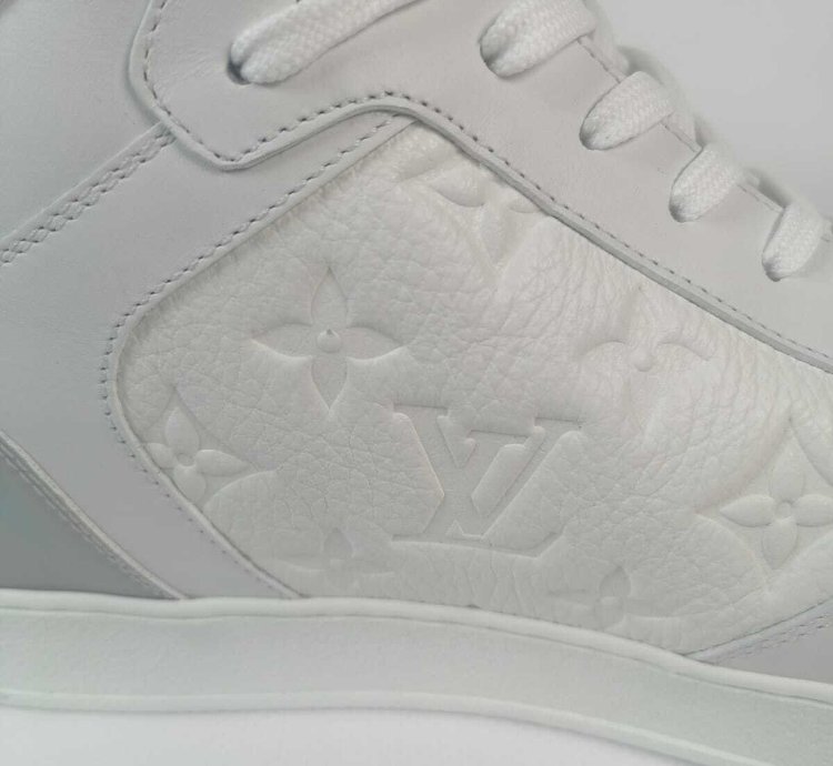 New Authentic Louis Vuitton Rivoli Sneaker Boot Monogram