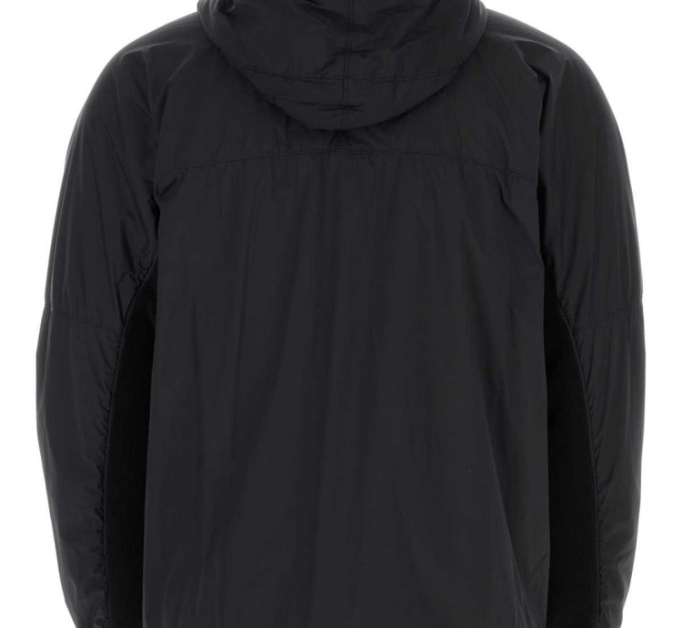 Black Stretch Nylon Jacket