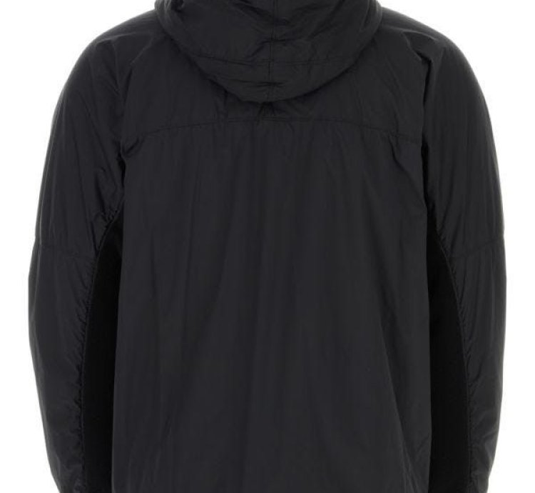 Black Stretch Nylon Jacket