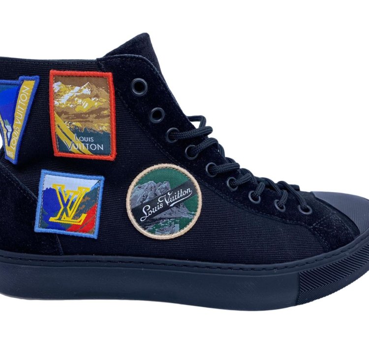New Authentic Louis Vuitton Tattoo Sneaker Boot Alpes
