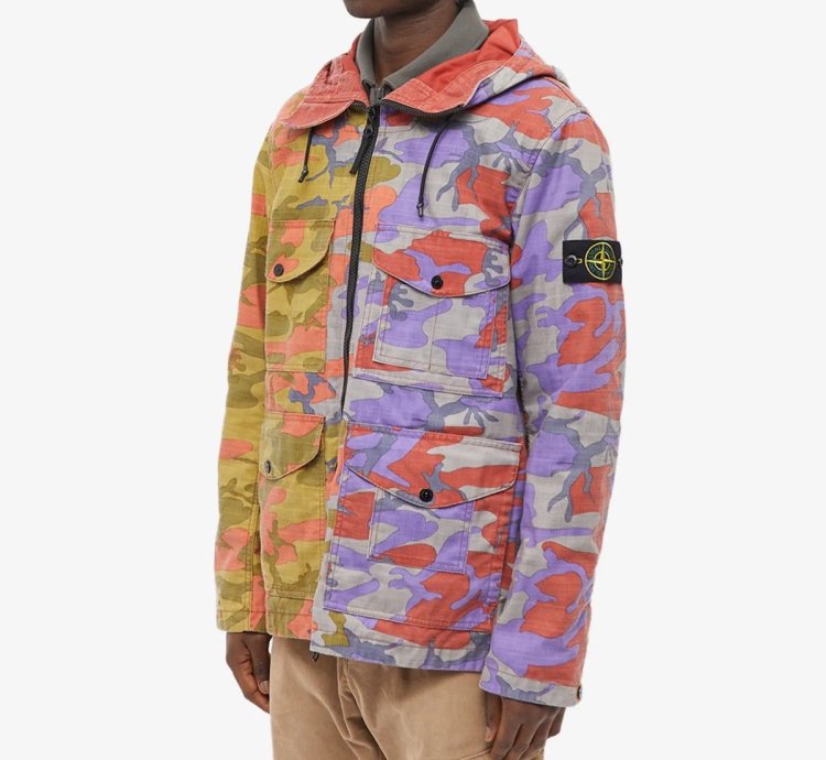 Bnwt 4x Stone Island Aw22 Heritage Camo Hooded Jacket