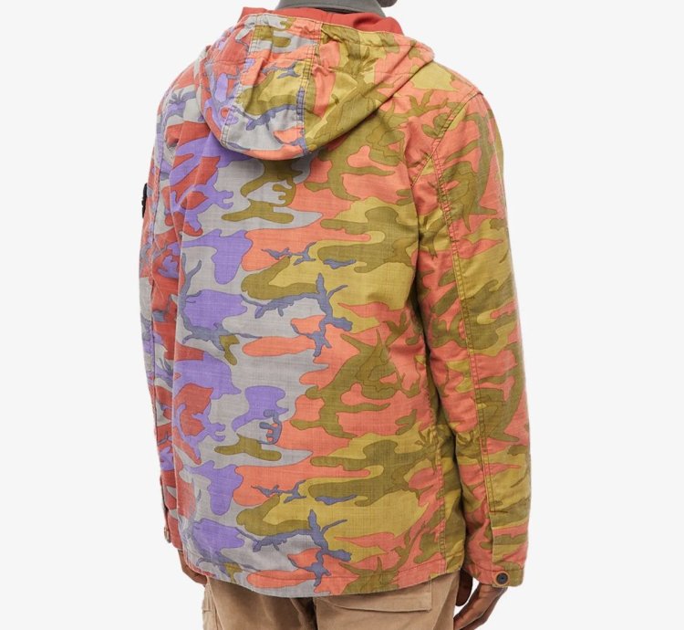 Bnwt 4x Stone Island Aw22 Heritage Camo Hooded Jacket