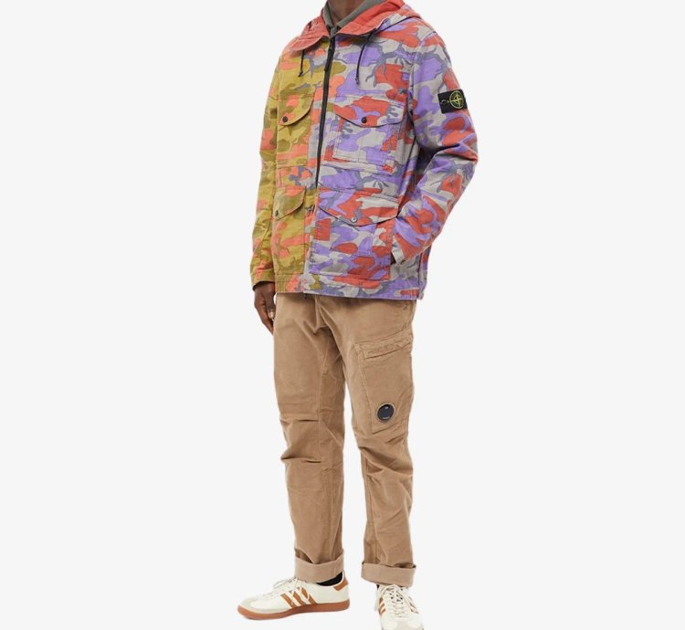 Bnwt 4x Stone Island Aw22 Heritage Camo Hooded Jacket