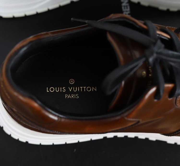 New Brown Leather Sneakers