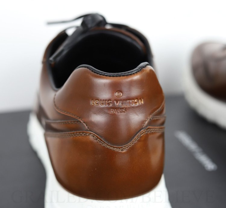 New Brown Leather Sneakers