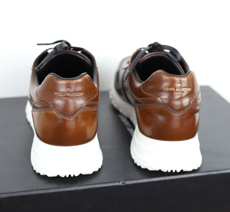 New Brown Leather Sneakers