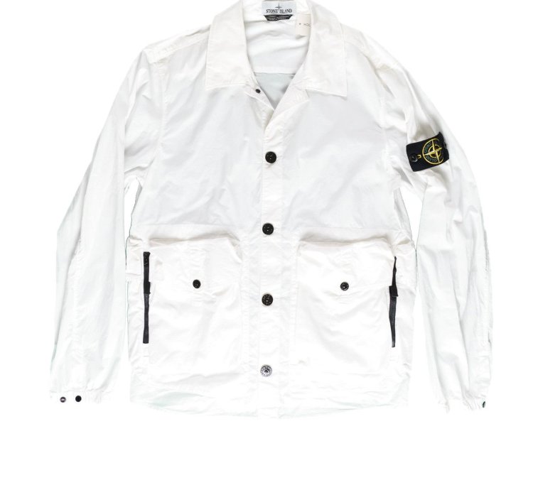 Bnwt Ss22 Stone Island Paracadute Overshirt Sz