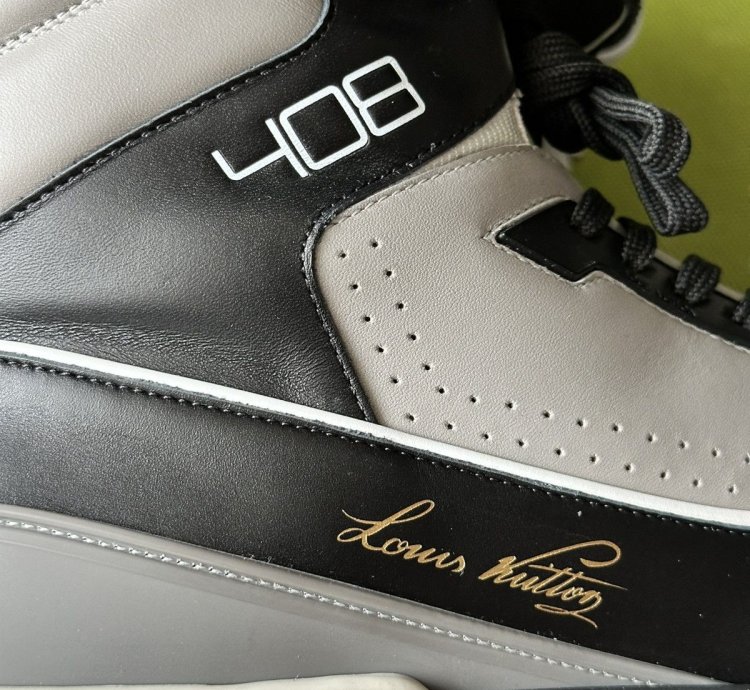 New Louis Vuitton Lv Trainer Sneaker Boot High 13 Uk