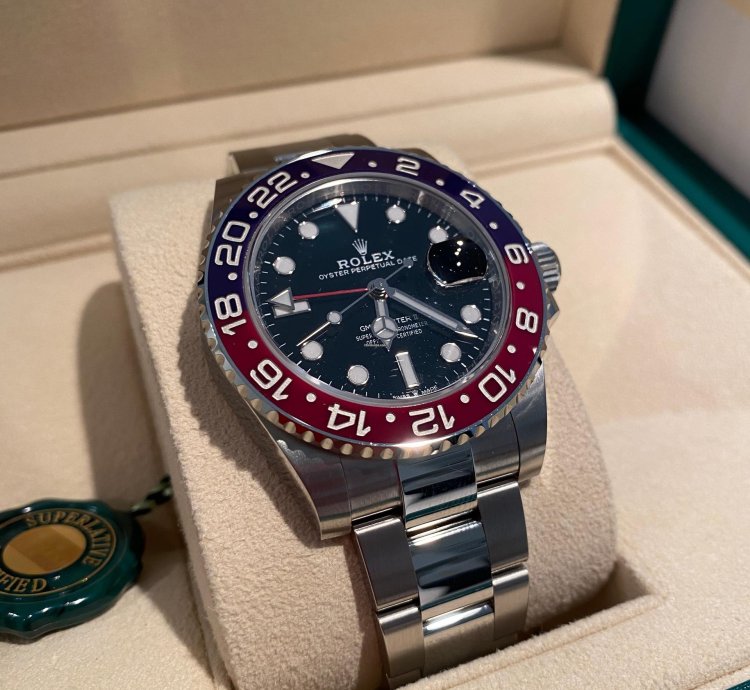 Rolex Gmt-master Ii Pepsi - Full Set - 10 2021 - Bracciale Oyster