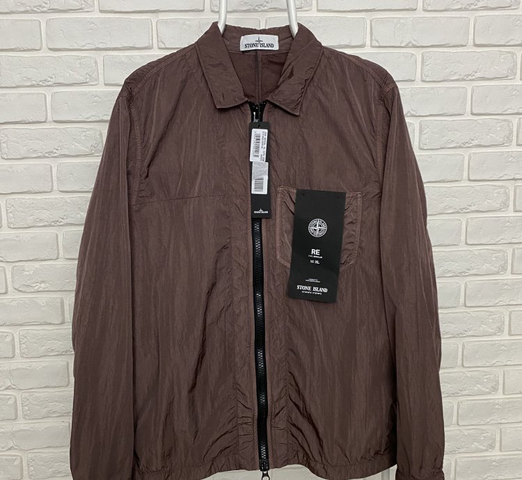 Bnwt Stone Island Nylon Metal Zip Overshirt Jacket Size Xl