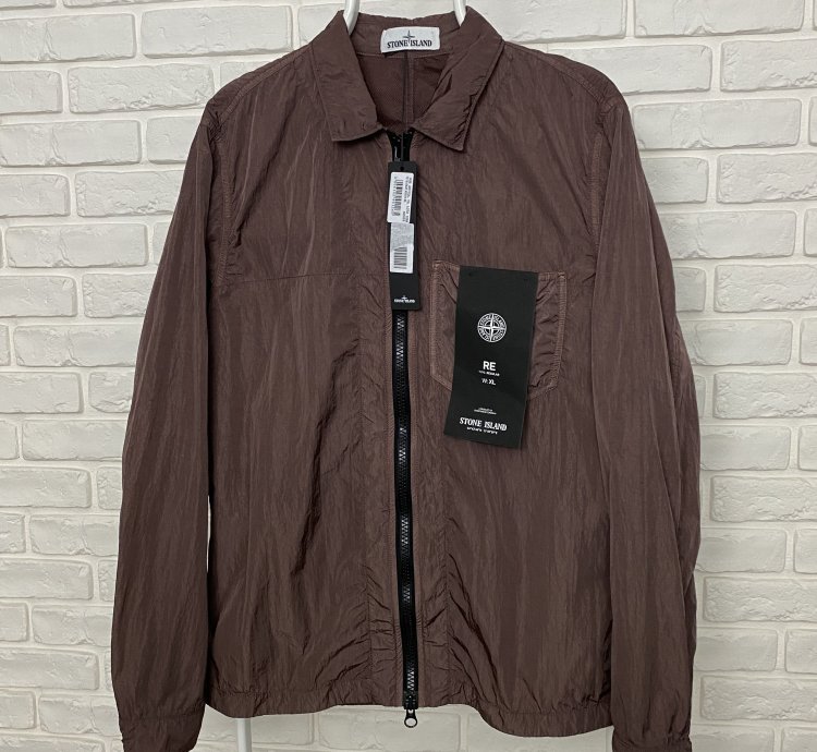 Bnwt Stone Island Nylon Metal Zip Overshirt Jacket Size Xl