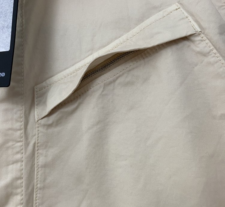 Bnwt Stone Island Stretch Twill Garment Dyed Shirt Jacket