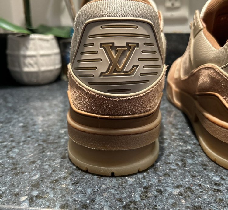 New Louis Vuitton Trainer Brown Tan Size 10lv Rare