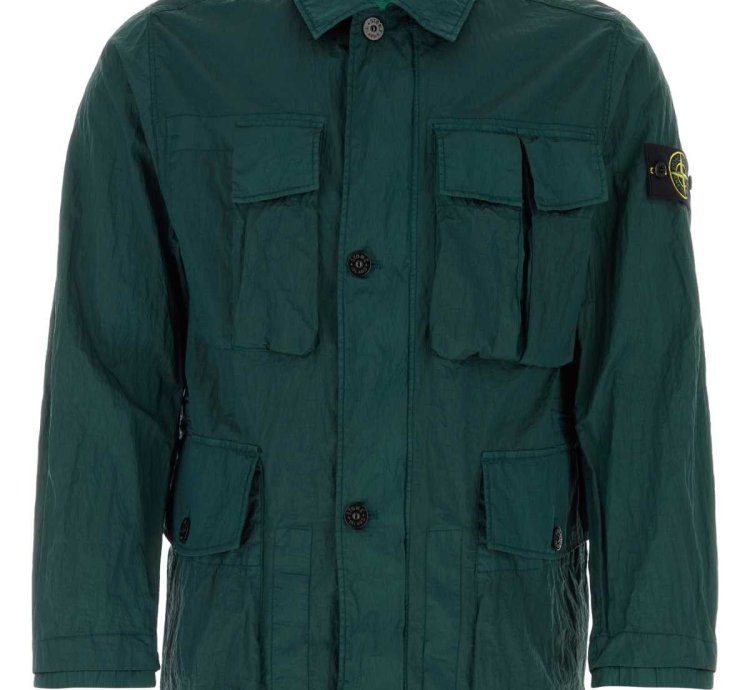 Bottle Green Econyl Windbreaker