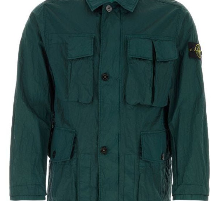 Bottle Green Econyl Windbreaker
