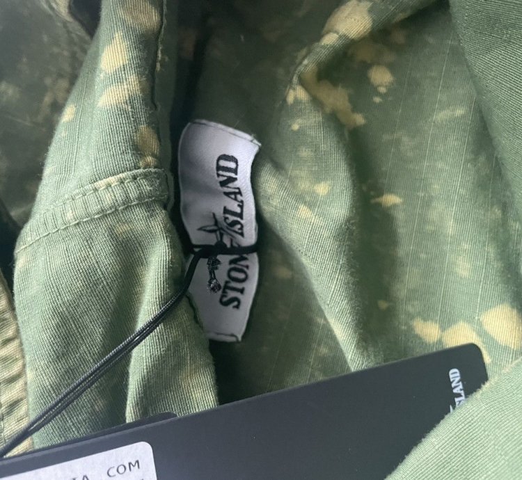 Cotton Rip Stop Off Dye Half Zip Anorak