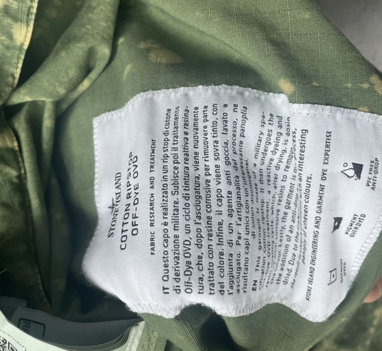 Cotton Rip Stop Off Dye Half Zip Anorak