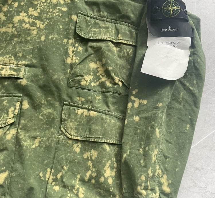 Cotton Rip Stop Off Dye Half Zip Anorak