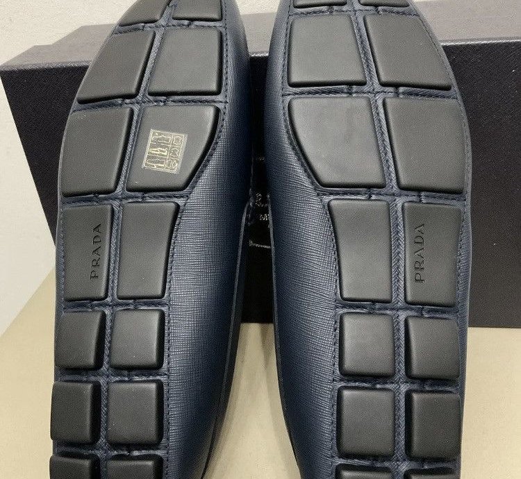 New Prada Men Saffiano Leather Loafer Drivers 2dd158