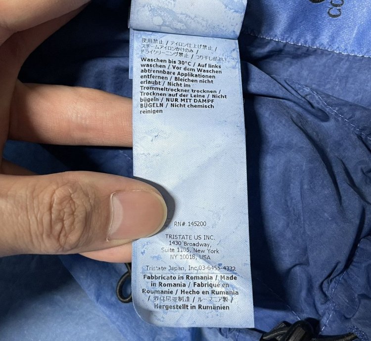 Cp Company Blue Nyber Explorer Jacket
