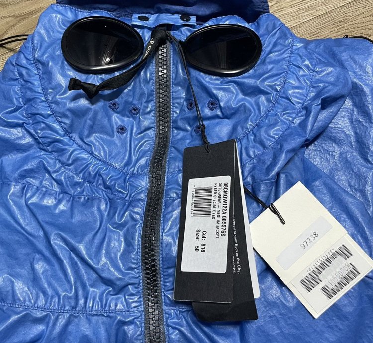 Cp Company Blue Nyber Explorer Jacket