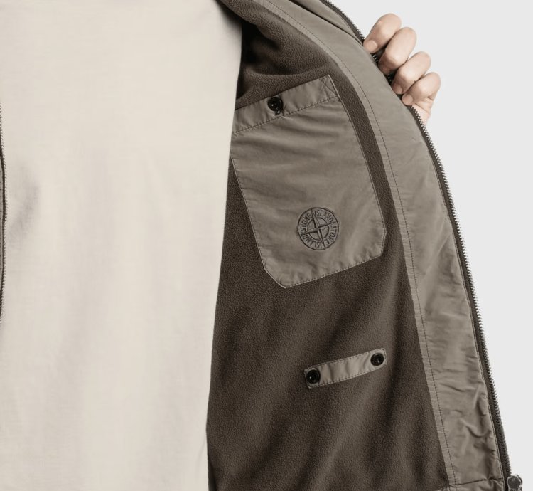 David Light-tc Field Jacket With Micropile - Light Brown