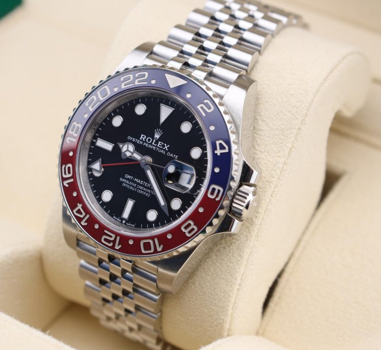 Rolex Gmt-master Ii Pepsi Jubilee 126710blro Full Set