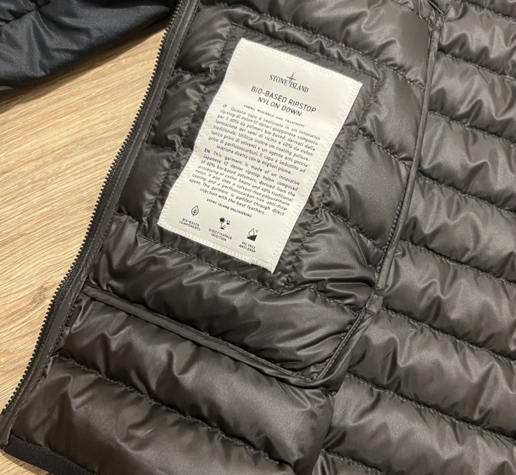 Down Jacket Stone Island Nylon Bio-based