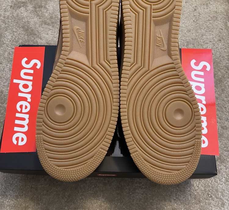 New Supreme Nike Air Force 1 Low Sp Wheat
