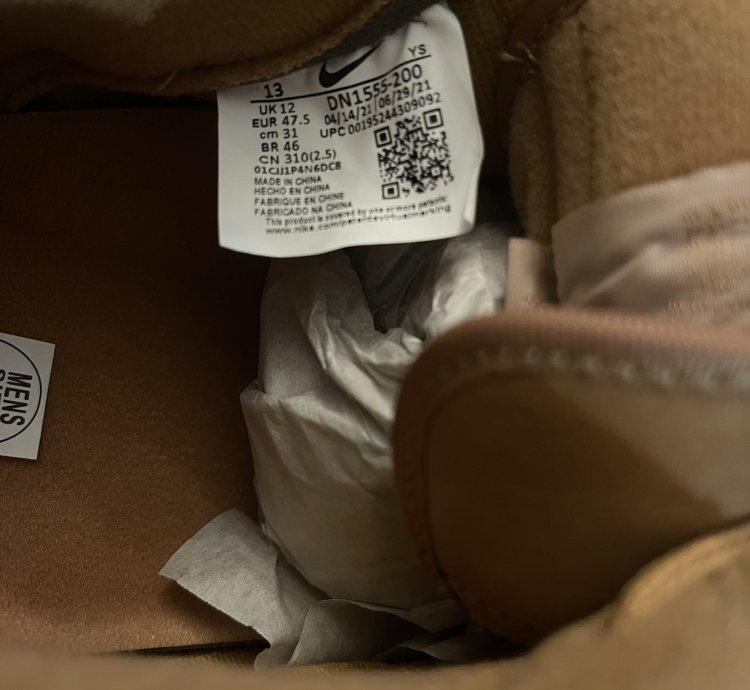 New Supreme Nike Air Force 1 Low Sp Wheat
