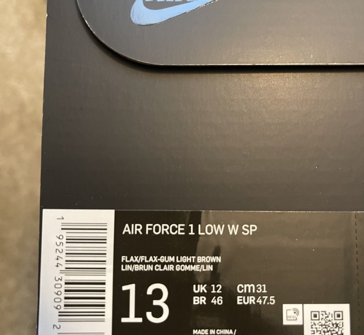 New Supreme Nike Air Force 1 Low Sp Wheat