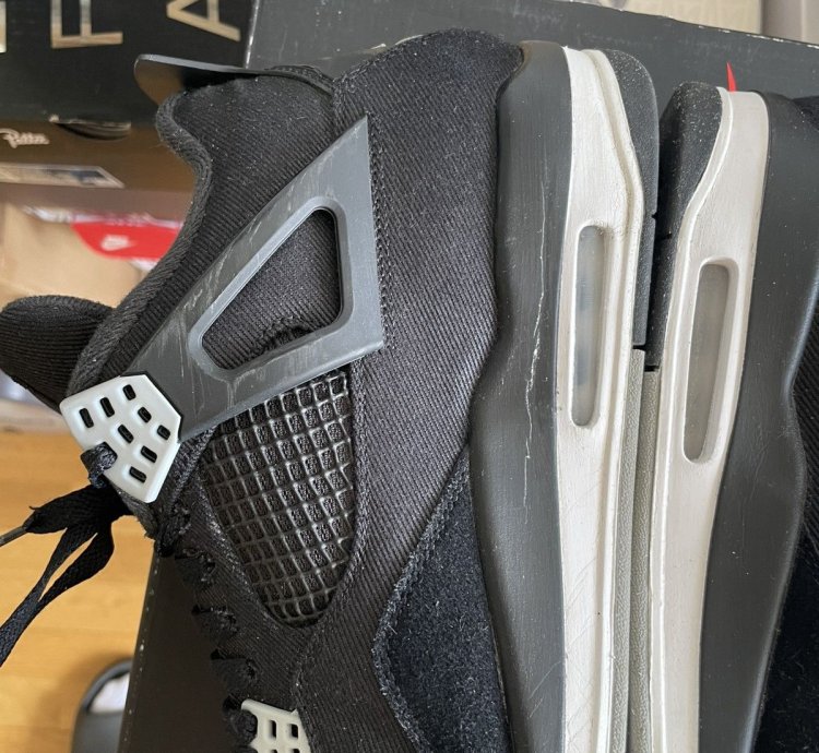 Nike Air Jordan 4 Retro Se Black Canvas